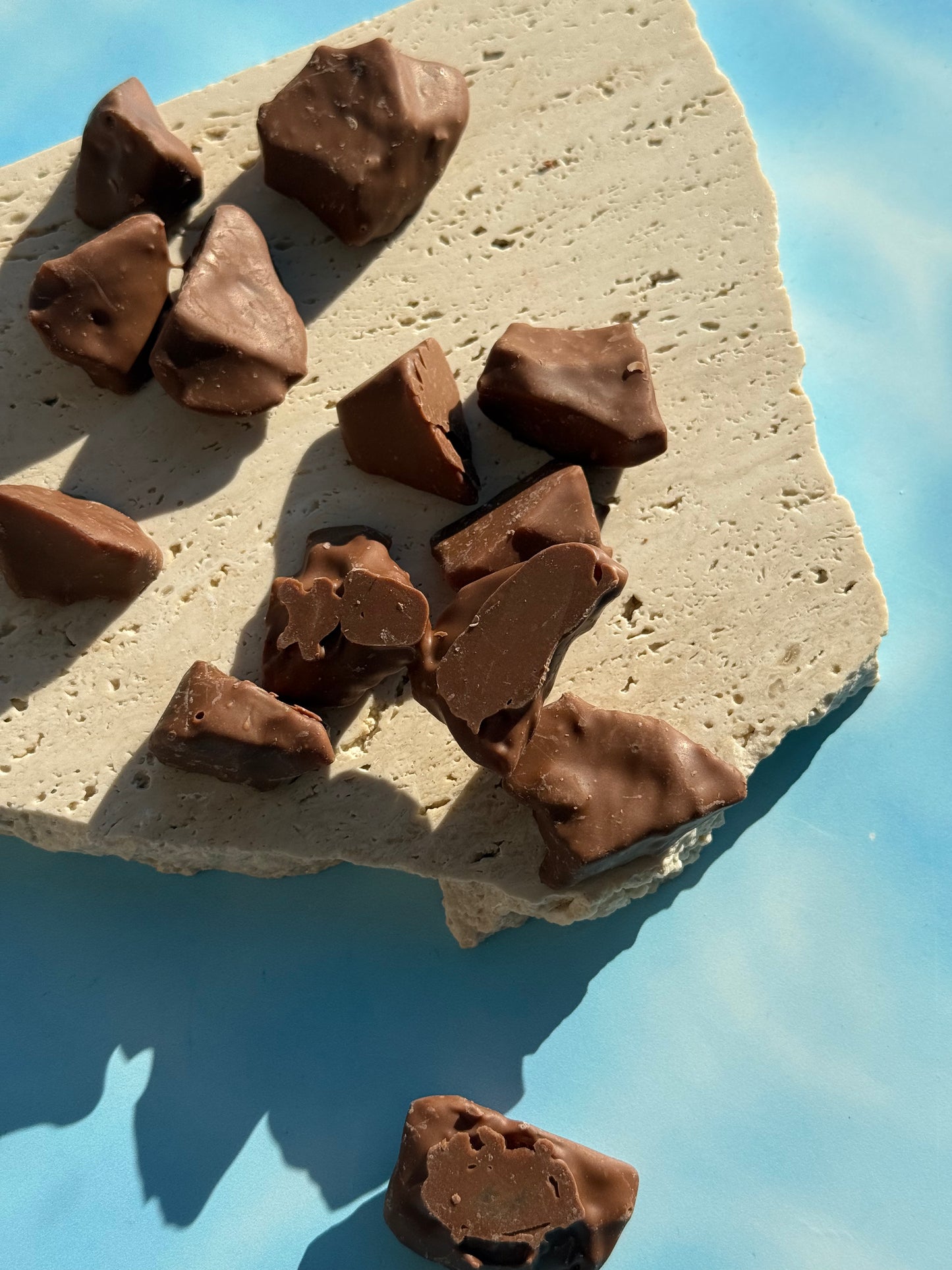 Chocolate Coated Crystal Candy
