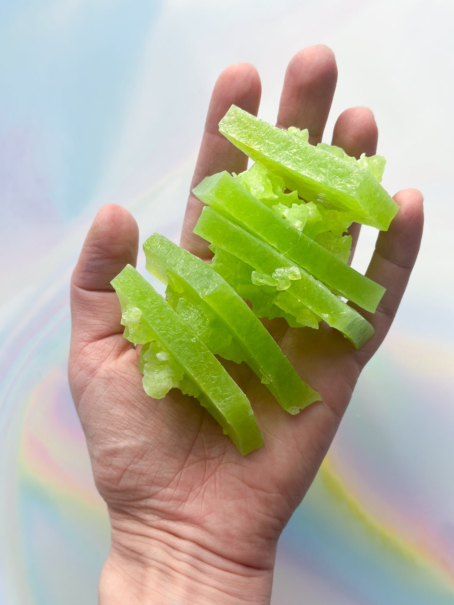 Pine-Lime Crystal Candy
