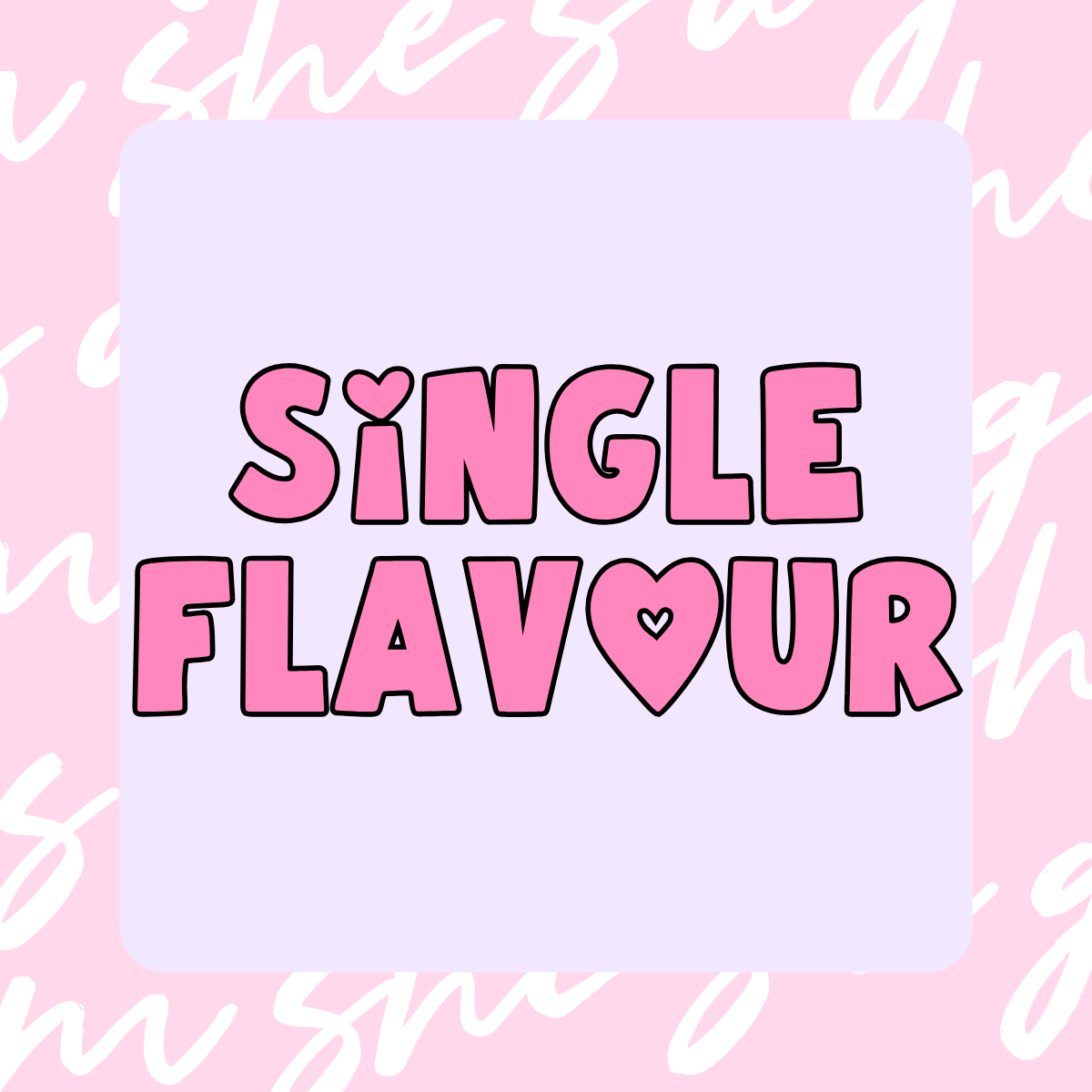 Single Flavour Crystals