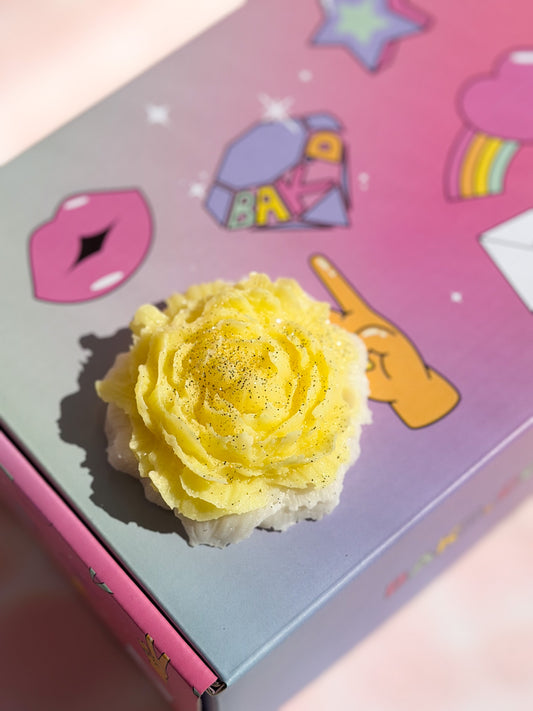 Banana Cream Peony Crystal