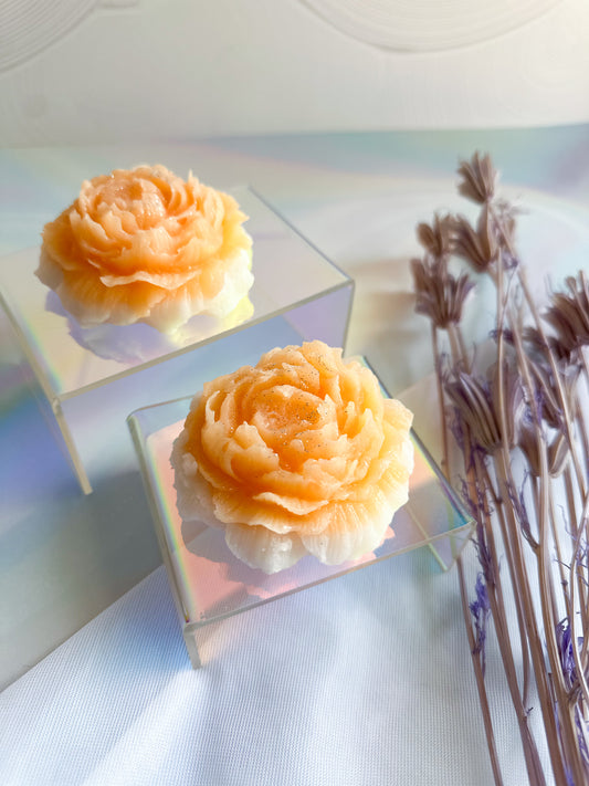 Peaches n' Cream Peony Crystal