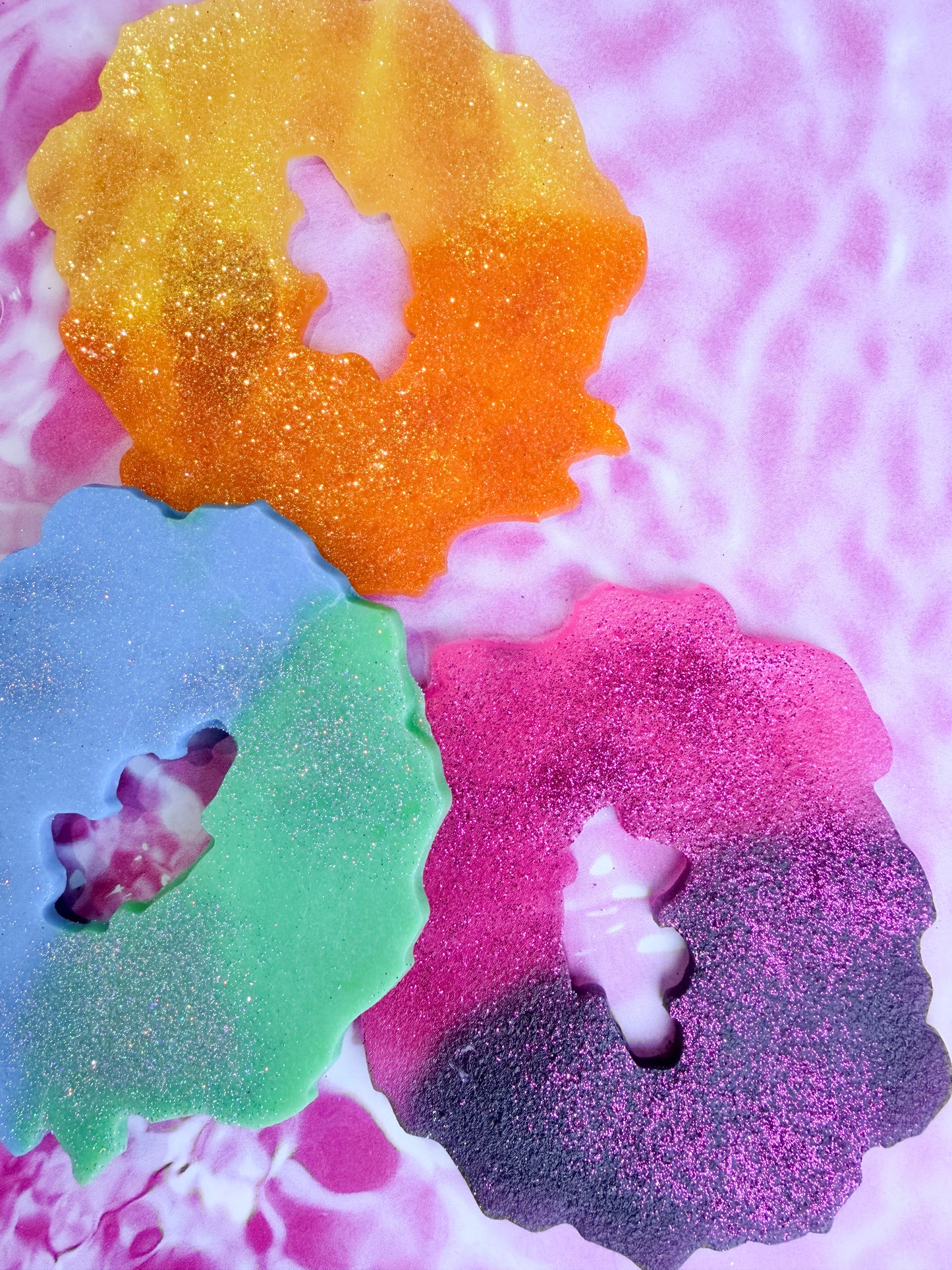 Geode Crystal Candy Slices (3pk)