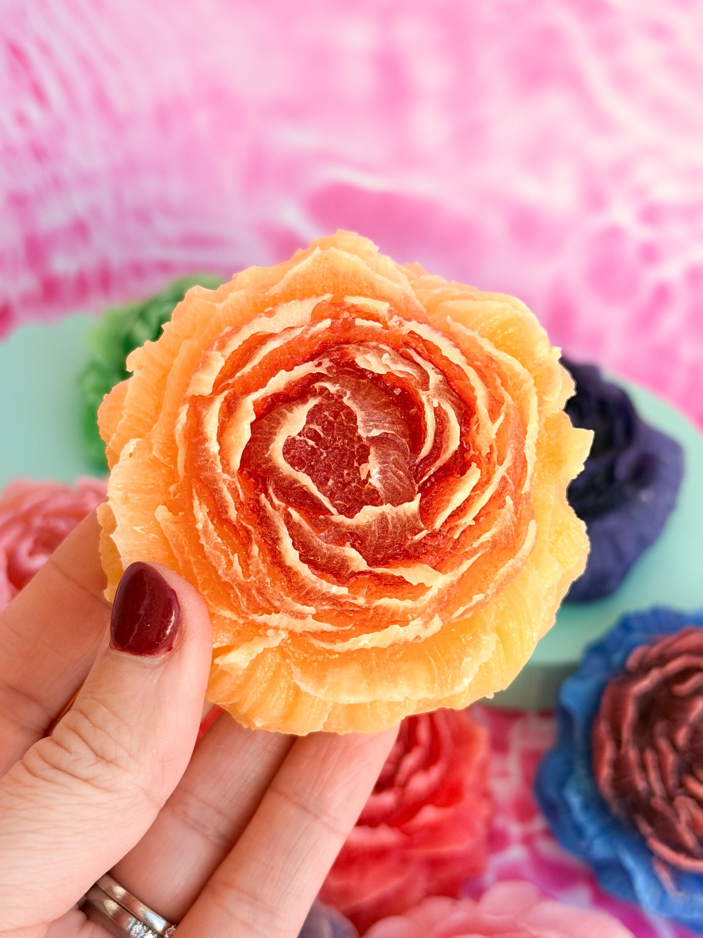 Sour-Jam Peony Crystal Candies