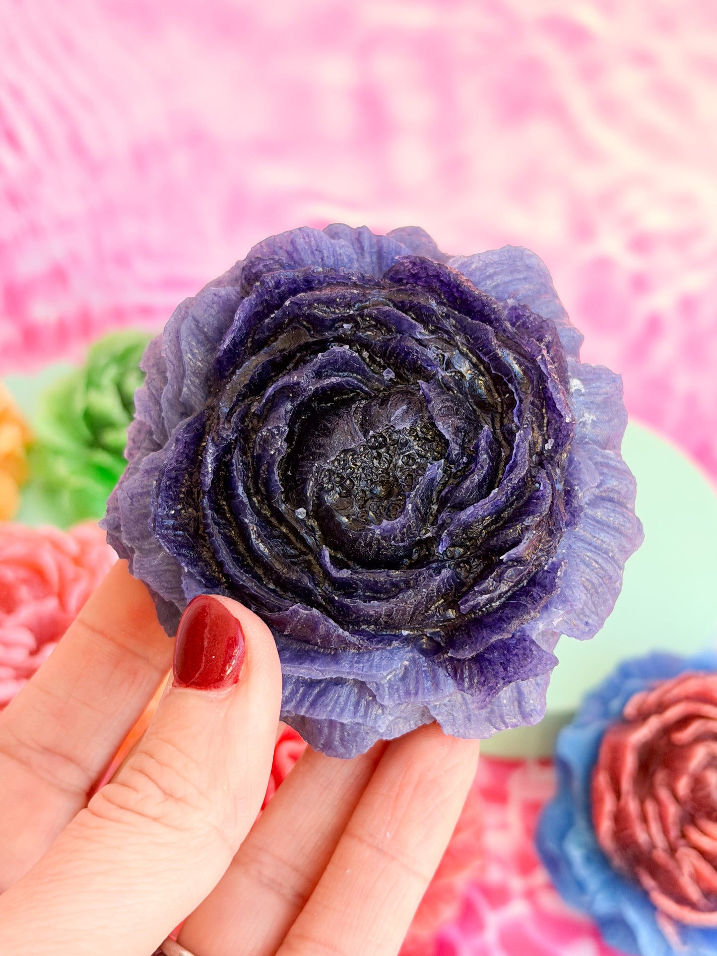 Sour-Jam Peony Crystal Candies