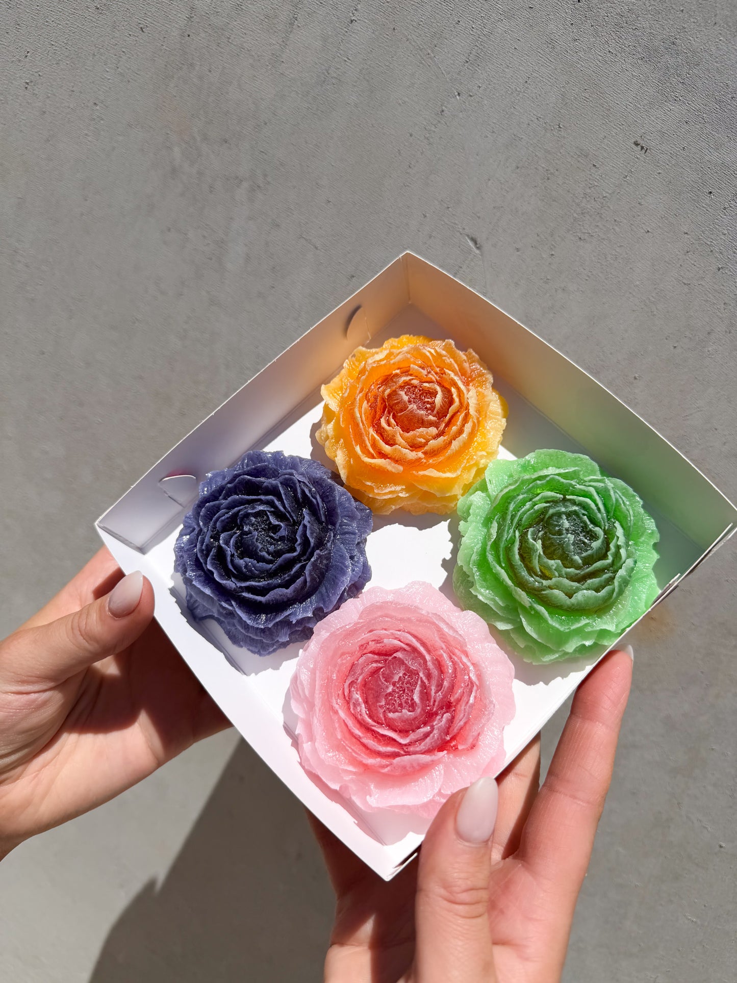 Sour-Jam Peony Crystal Candies